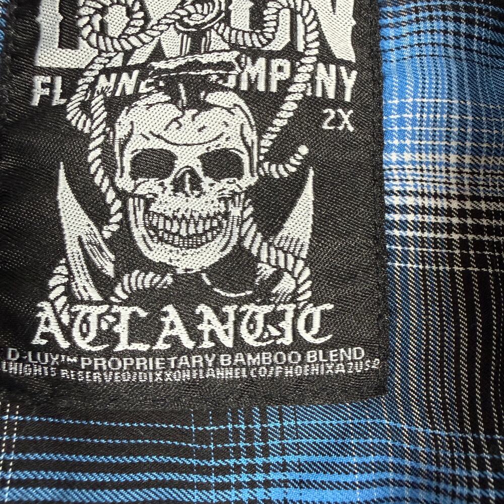 Dixxon Flannel Co Auto Angio Plaid Shirt Mens 2XL Short Sleeve Bamboo Blend - Picture 4 of 11